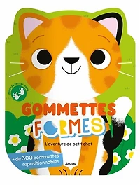 L' aventure de petit chat: gommettes formes