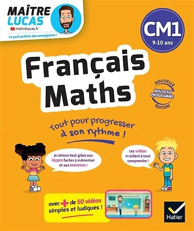 Français, maths CM1, 9-10 ans: nouveau programme