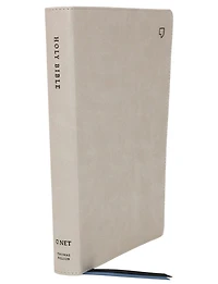Net Bible, Thinline Large Print, Leathersoft, Black, Comfort Print: Holy Bible