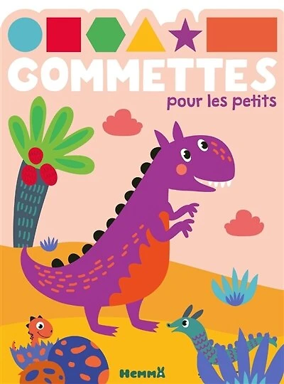 Dinosaure: gommettes pour les petits