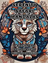 Serenity Safari Mandalas: Coloring the Animal Realm with Tranquility