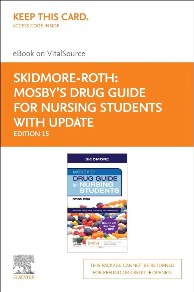 Mosby's Drug Guide for Nursing Students