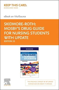Mosby's Drug Guide for Nursing Students