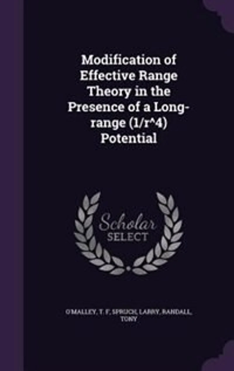 Modification of Effective Range Theory the Presence a Long-Range (1/R4) Potential (Classic Reprint)