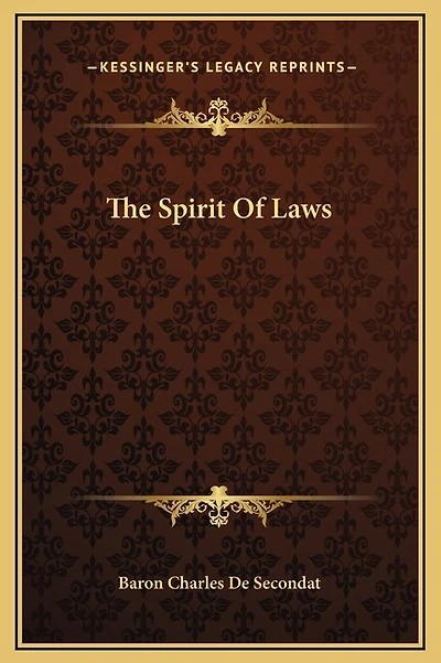 The Spirit Of Laws