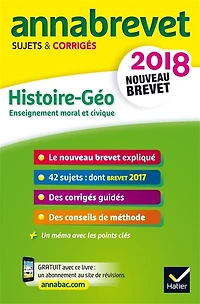 Histoire géo, enseignement moral et civique: nouveau brevet 2018