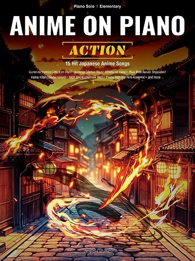Anime on Piano (Action) for Piano Solo