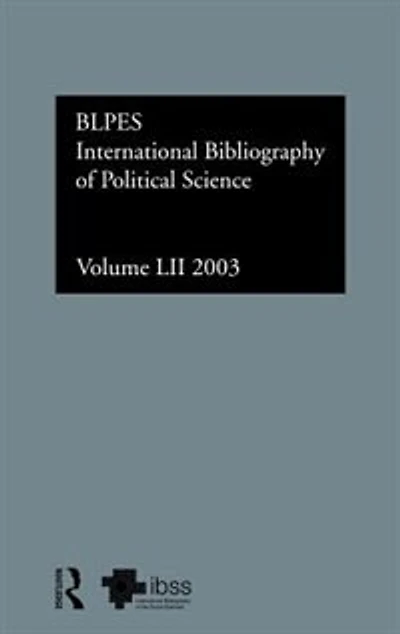 Ibss: Political Science: 2003 Vol.52