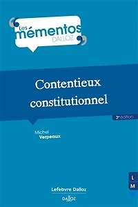 Contentieux constitutionnel 3ed