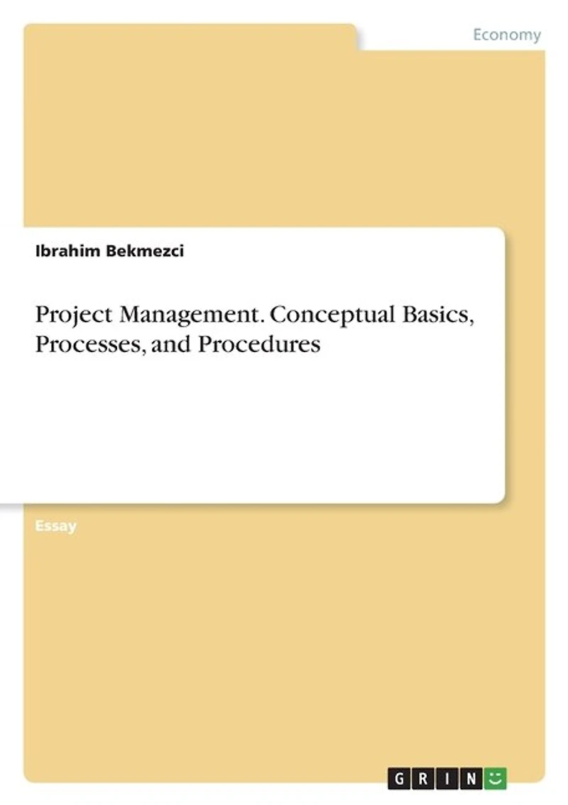 Project Management. Conceptual Basics, Processes, and Procedures