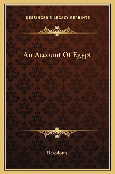 An Account Of Egypt