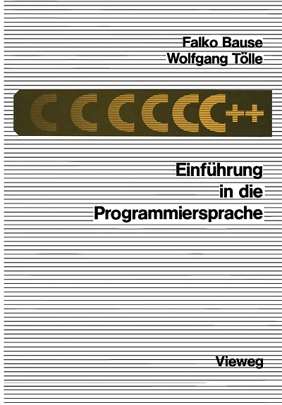 Einführung In Die Programmiersprache C++