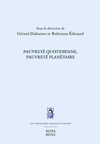 Pauvreté Quotidienne, Pauvreté Planétaire