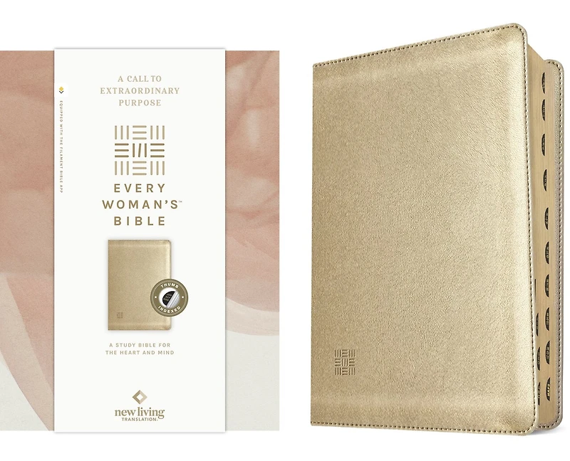 NLT Every Woman’s Bible, Filament Enabled (Hardcover, Gold Dust, Red Letter)