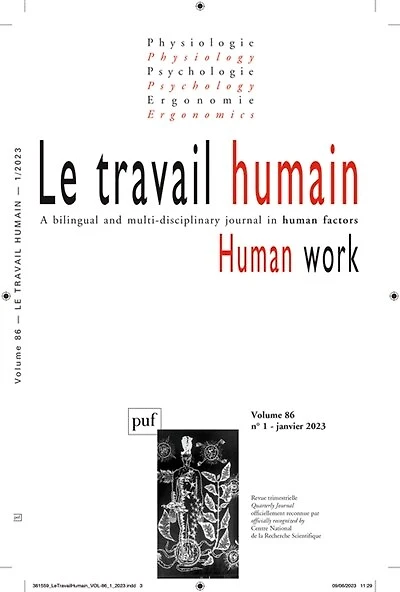 Travail humain (Le), n°1 (2023). Varia