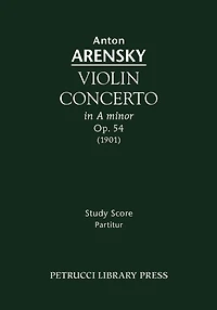 Violin Concerto, Op.54: Study Score