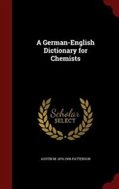 A German-English Dictionary for Chemists