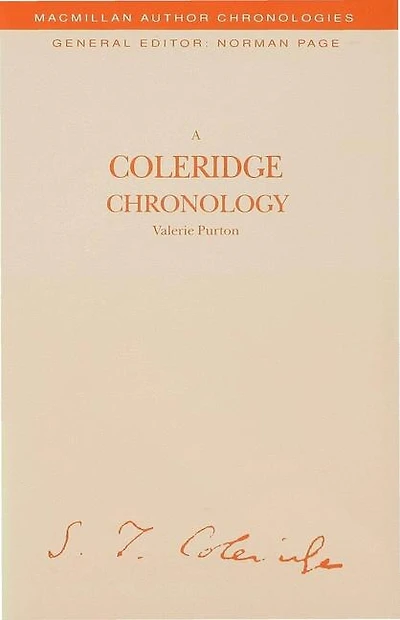 A Coleridge Chronology