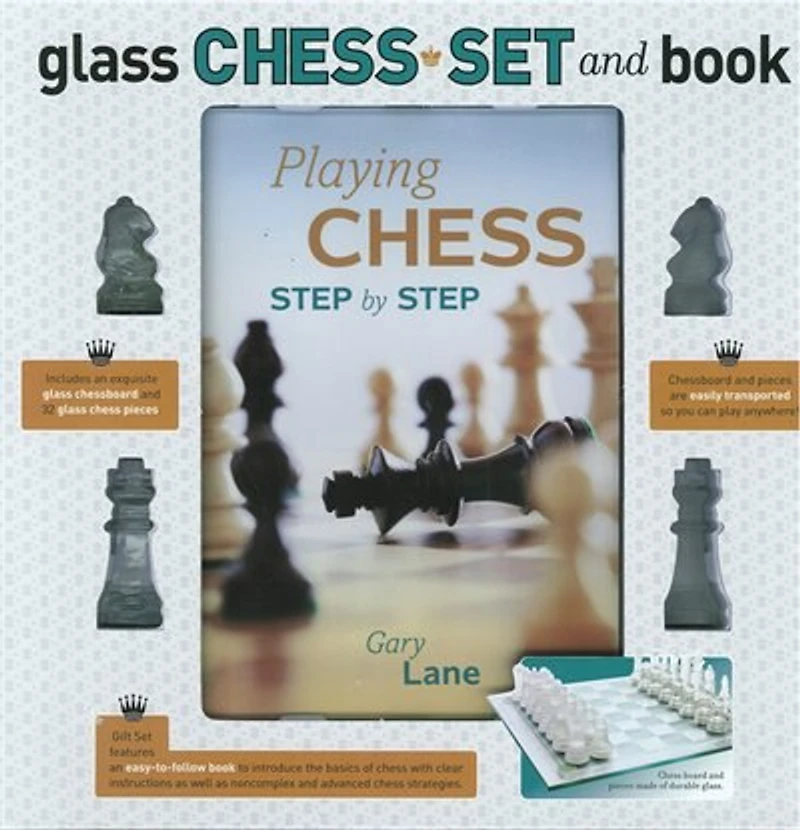 GLASS CHESS KIT