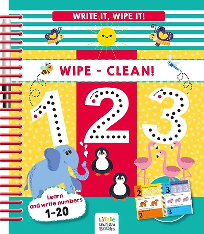 Write it, Wipe It! Wipe-Clean 123