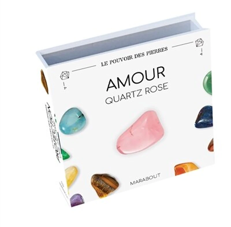 KIT LE POUVOIR DES PIERRES AMOUR QUARTZ ROSE