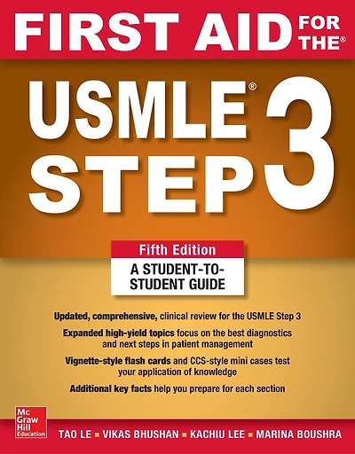 First Aid for the USMLE Step 3, Fifth Edition