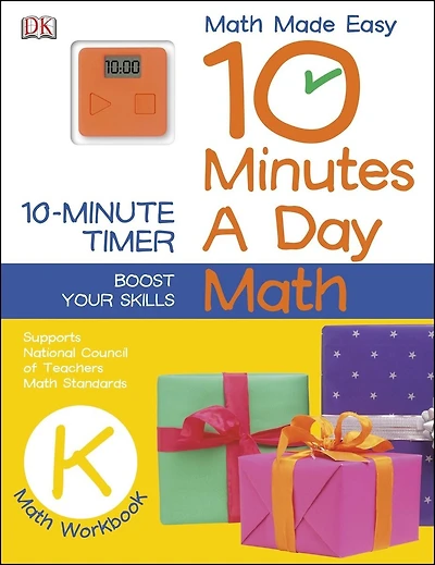 10 Minutes A Day: Math, Kindergarten: Supports National Council Of Teachers Math Standards