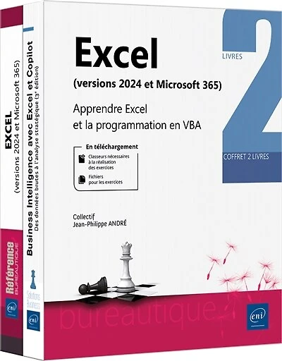 Excel (versions 2024 et Microsoft 365): apprendre Excel et la programmation en VBA