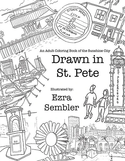 Drawn in St. Pete: An Adult Coloring Book of the Sunshine City