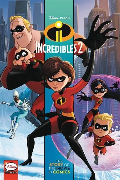 Disney/pixar The Incredibles 2: The Story Of The Movie In Comics