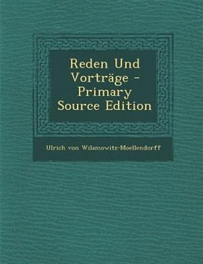 Reden und Vorträge (Classic Reprint)