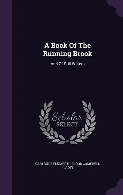 A Book Of The Running Brook: And Of Still Waters