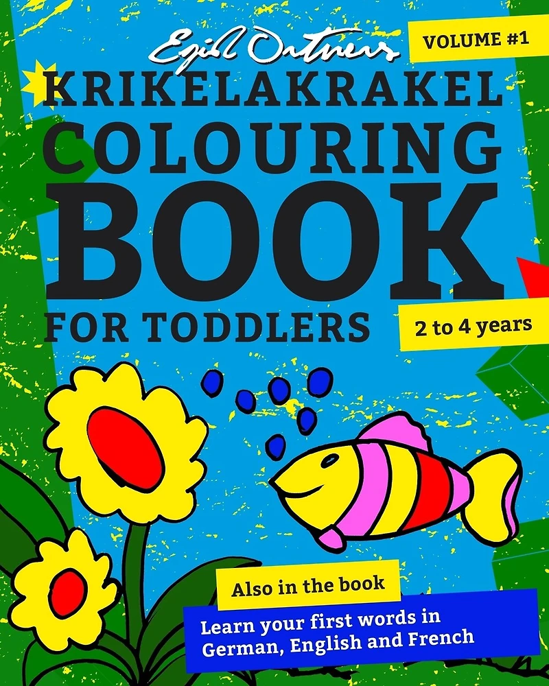 Krikelakrakel Colouring Book for Toddlers: Volume #1