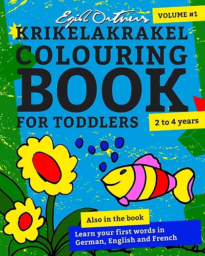 Krikelakrakel Colouring Book for Toddlers: Volume #1