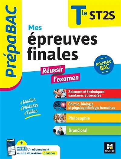 Prepabac Terminale ST2S_Mes épreuves finales_fiches et annales