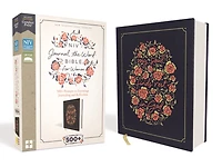 NIV, Journal the Word Bible for Women (Perfect Note-Taking), Cloth over Board, Navy, Red Letter, Comfort Print: 500+ Prompts to Encourage Journaling and Reflection