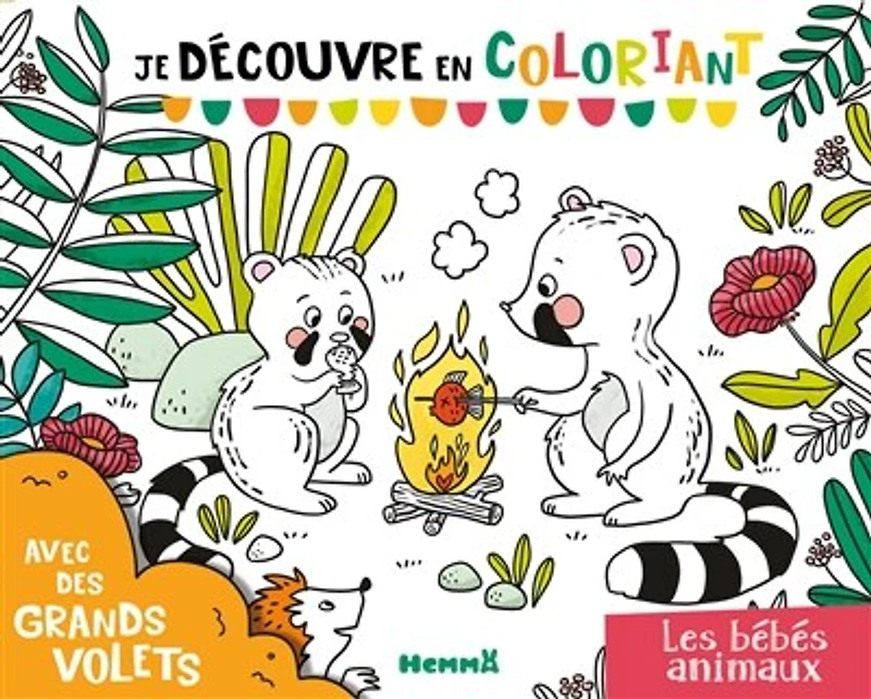 Je découvre en coloriant: Les bébés animaux