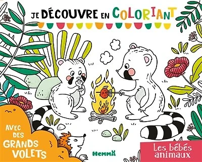 Je découvre en coloriant: Les bébés animaux