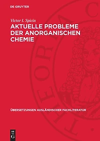 Aktuelle Probleme der anorganischen Chemie