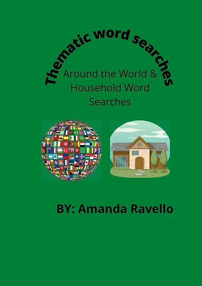 Thematic Word Search: Around the World & Household Word Searches