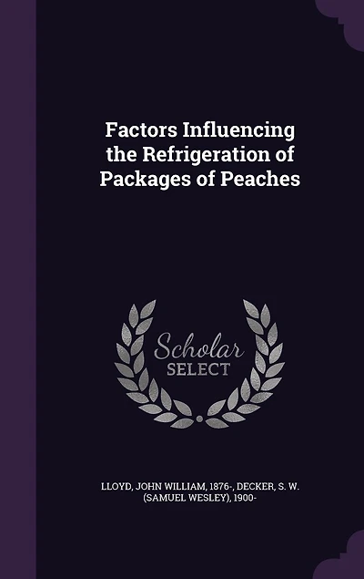 Factors Influencing the Refrigeration of Packages Peaches