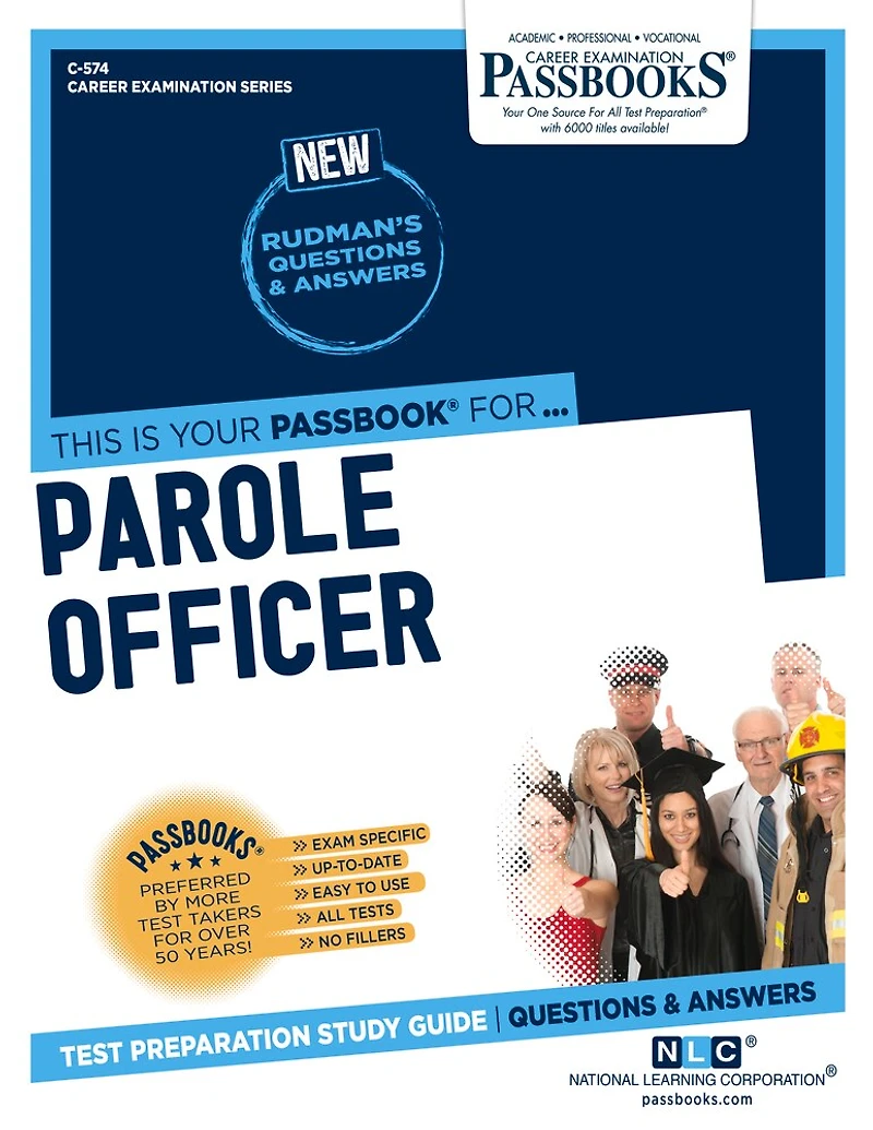 Parole Officer (C-574): Passbooks Study Guide