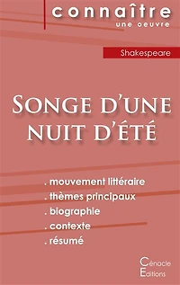 Fiche de lecture Songe d'une nuit d'été de Shakespeare (Analyse littéraire de référence et résumé complet)