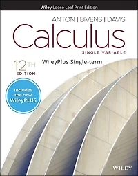 Calculus: Single Variable, 12e WileyPLUS Card and Loose-leaf Set Single Term
