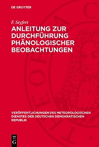 Anleitung zur Durchführung phänologischer Beobachtungen