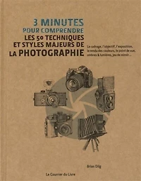 3 minutes pour comprendre les 50 techniques et styles majeurs de la photographie: le cadrage, l'objectif, l'exposition, le rendu des couleurs, le point de vue, ombres & lumières, jeu de miroir...