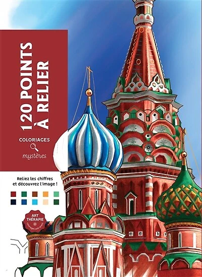 120 points à relier: coloriages mystères