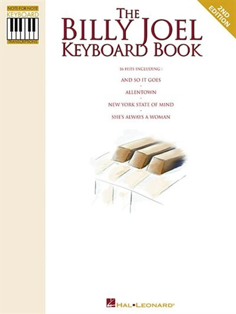 The Billy Joel Keyboard Book: Note-for-Note Transcriptions
