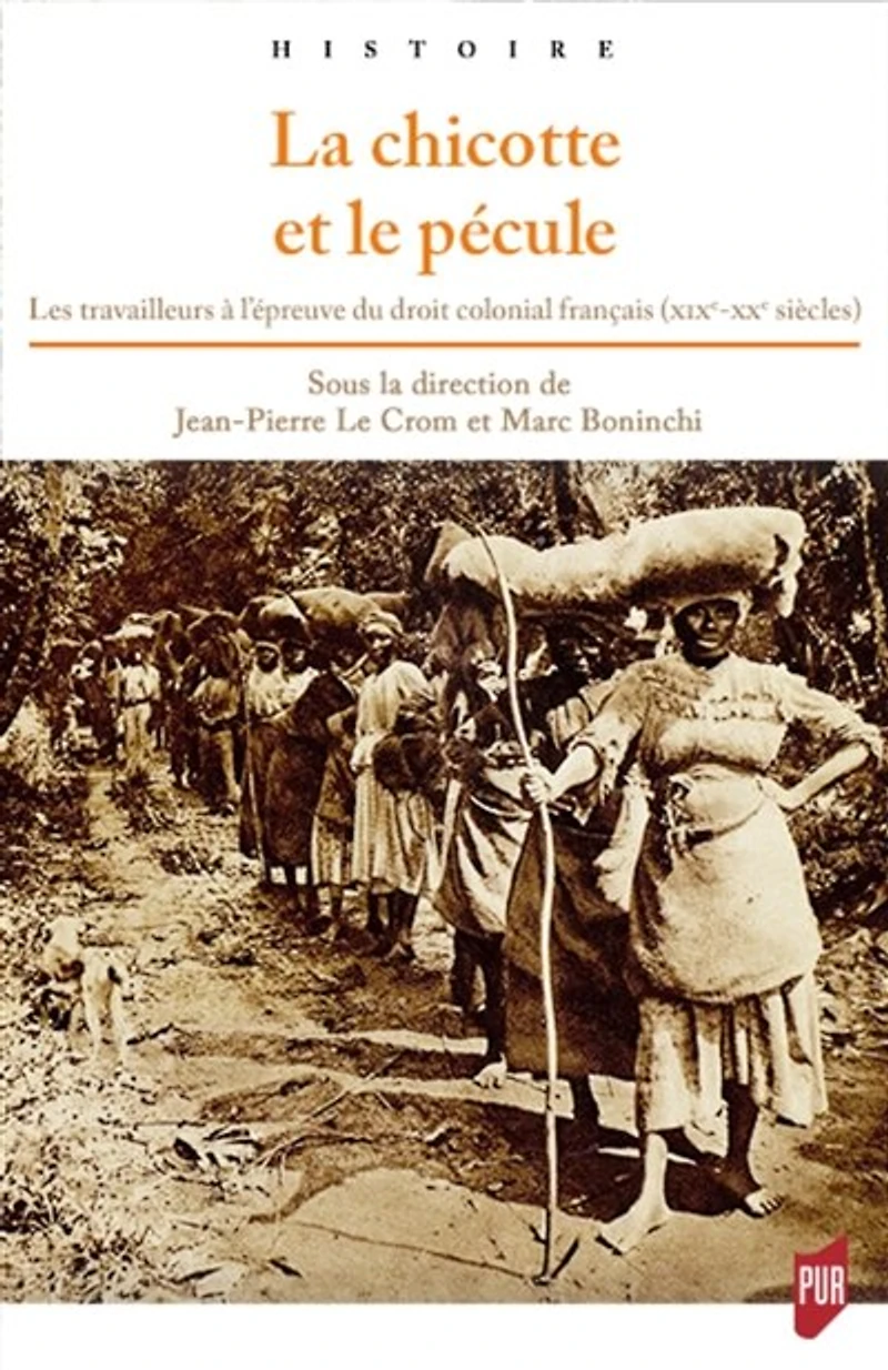 La chicotte et le pécule: les travailleurs à l'épreuve du droit colonial français (XIXe-XXe siècles)