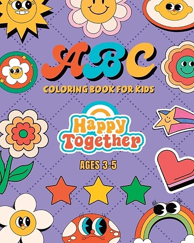 ABC Coloring Book for Kids Ages 3-5: Easy and Simple Illustrations for Children to Learn Letters and Fruits Name